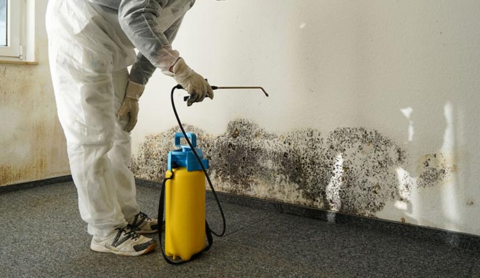 Mold damage restoration