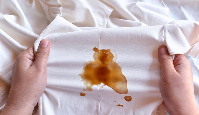 stain on cloth