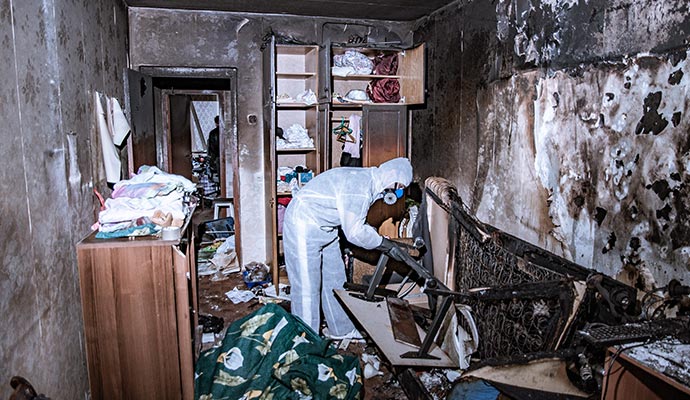 professional fire damage restoration