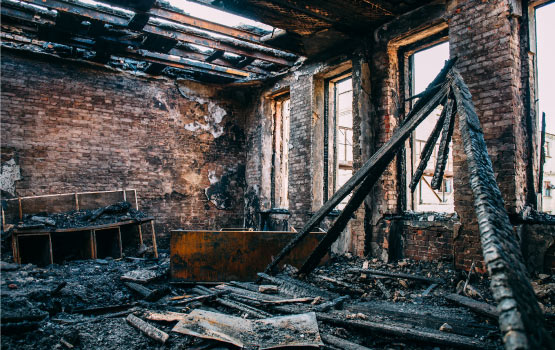 water damage after fire fighting