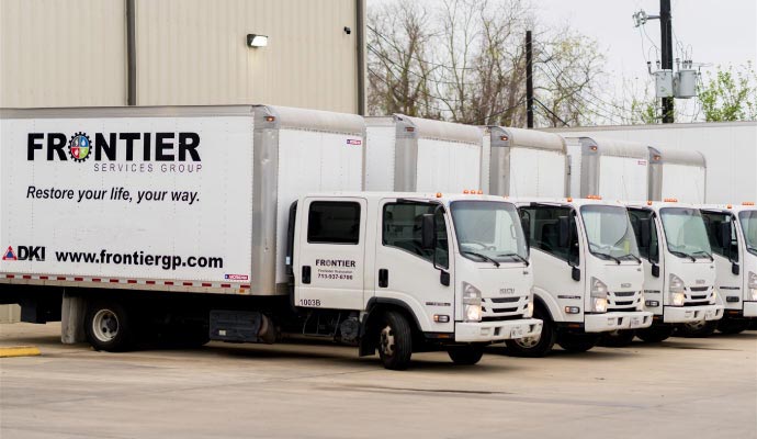 Frontier service vehicles.