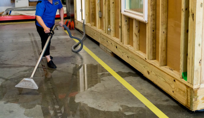 Professional water damage restoration