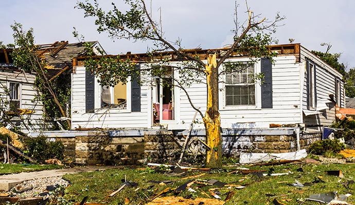 Tornado Damage Restoration in Houston & Tomball