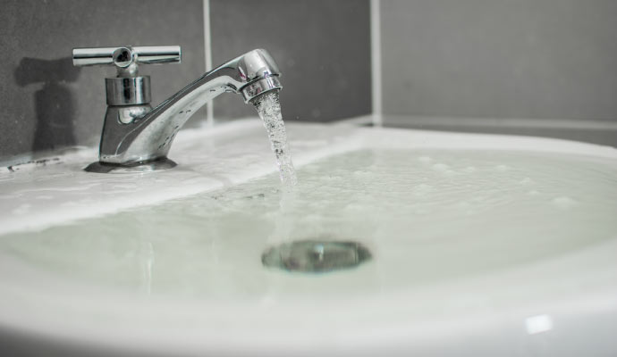 Bathroom Sink Overflow Cleanup & Restoration in Houston