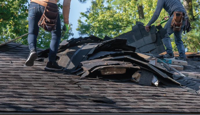 Roof Water Damage Restoration in Houston