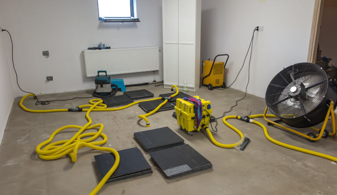 water damage restoration equipment